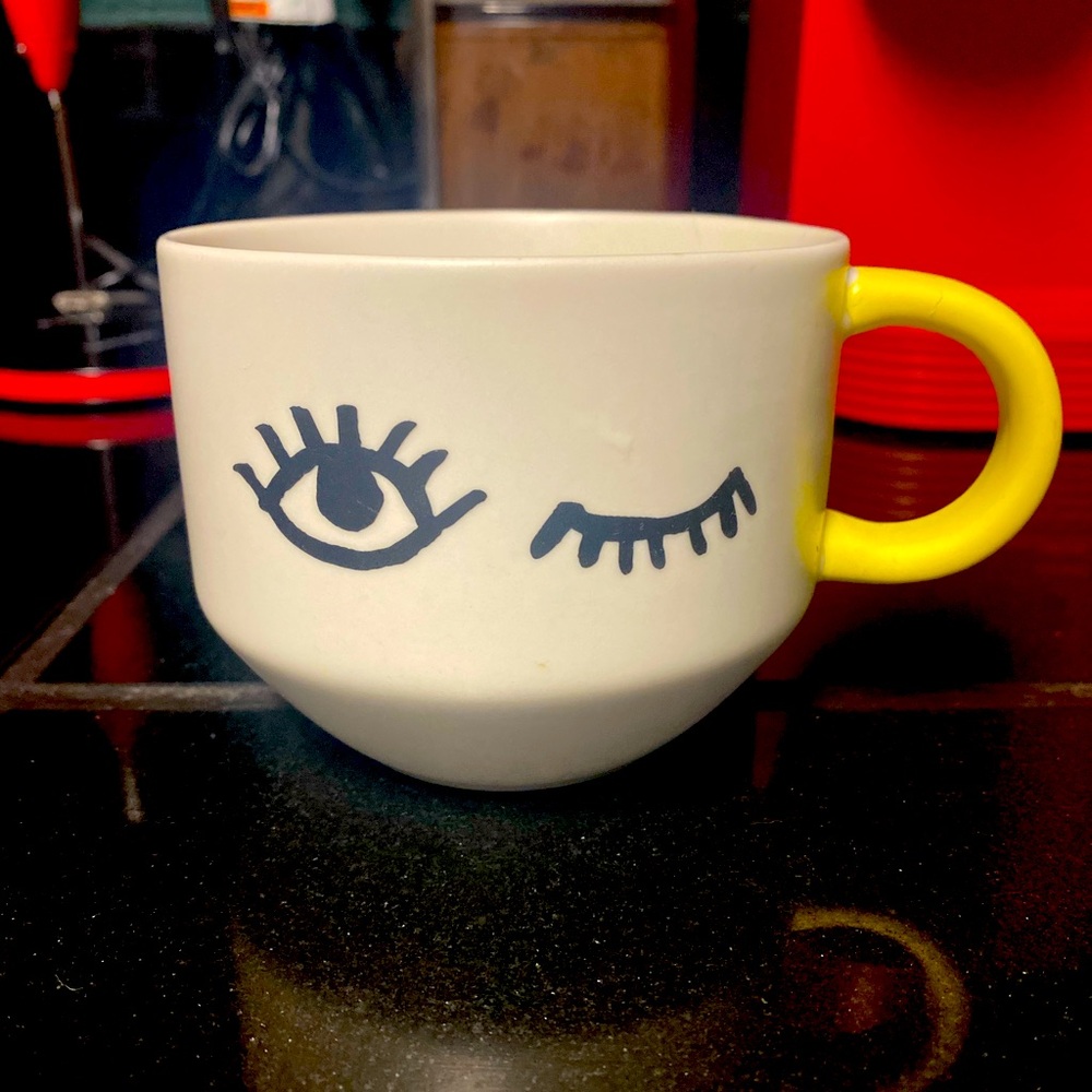 Super cute Starbucks Winking Mug.